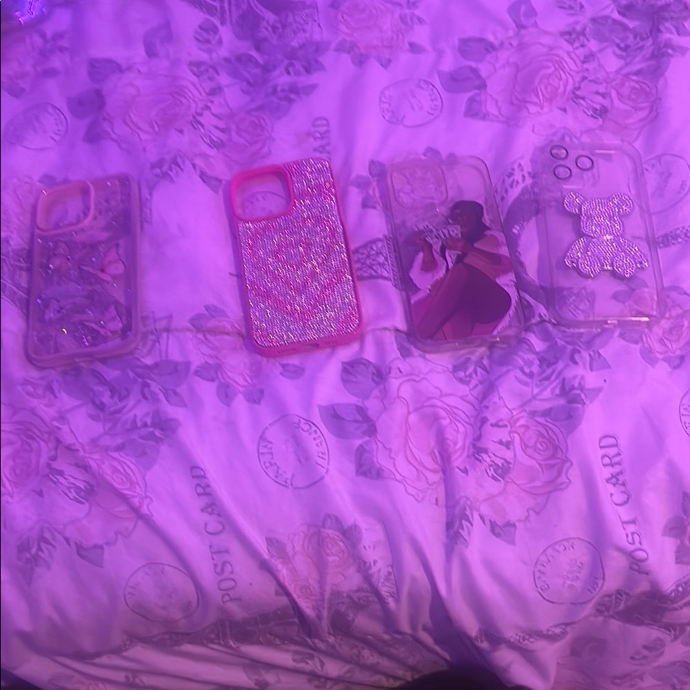 Glitter Pink Phone Case